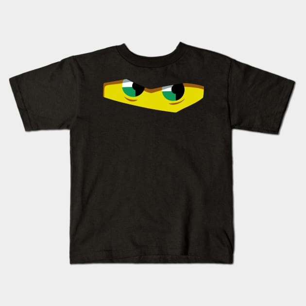 Ninja Eyes Kids T-Shirt by Pixy Official